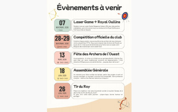 Vie du club - évènements à venir